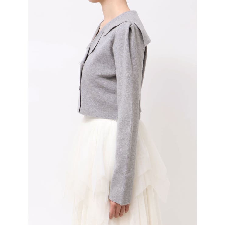 【POLO BCSコラボ】テーラーカラーニットトップス ※BROWN | dazzlin | 詳細画像23 