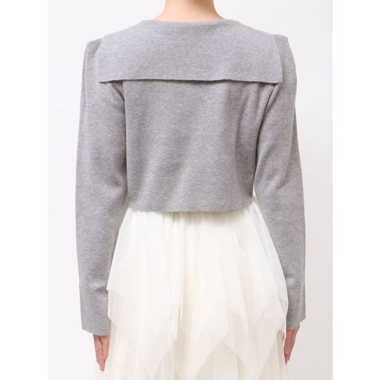 【POLO BCSコラボ】テーラーカラーニットトップス ※BROWN | dazzlin | 詳細画像24 