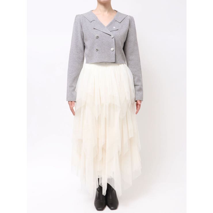 【POLO BCSコラボ】テーラーカラーニットトップス ※BROWN | dazzlin | 詳細画像29 