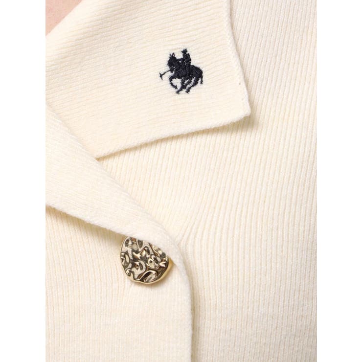 【POLO BCSコラボ】テーラーカラーニットトップス ※BROWN | dazzlin | 詳細画像30 