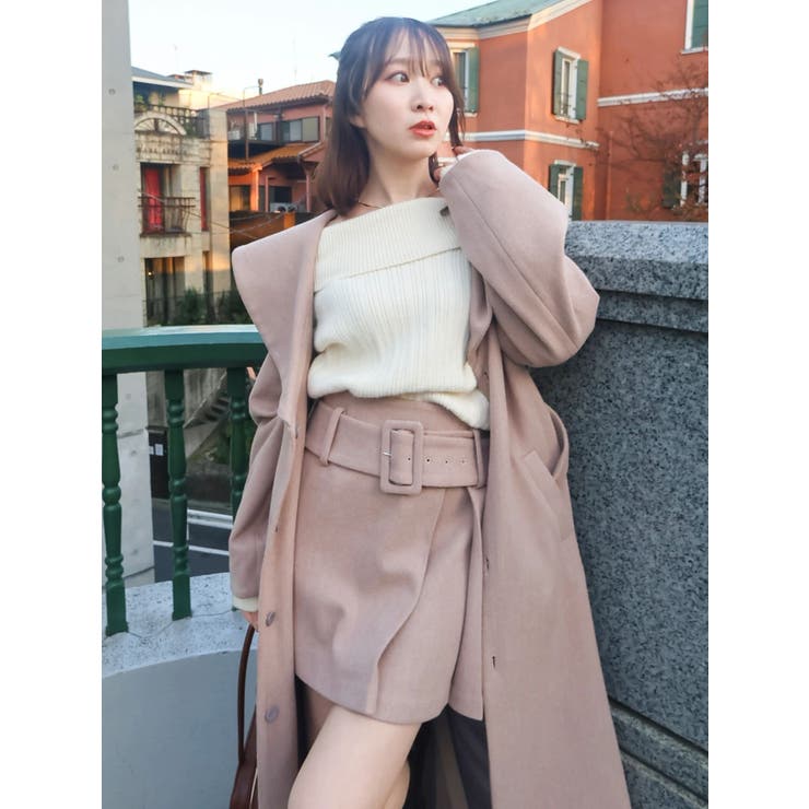 【久間田琳加コラボ】オフショルオーバーニットトップス | dazzlin | 詳細画像26 