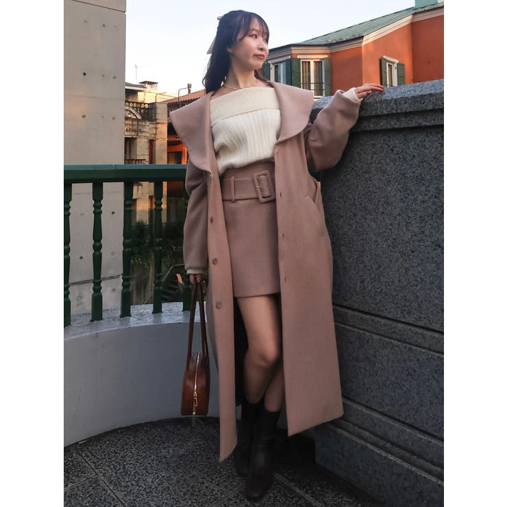 【久間田琳加コラボ】オフショルオーバーニットトップス | dazzlin | 詳細画像28 