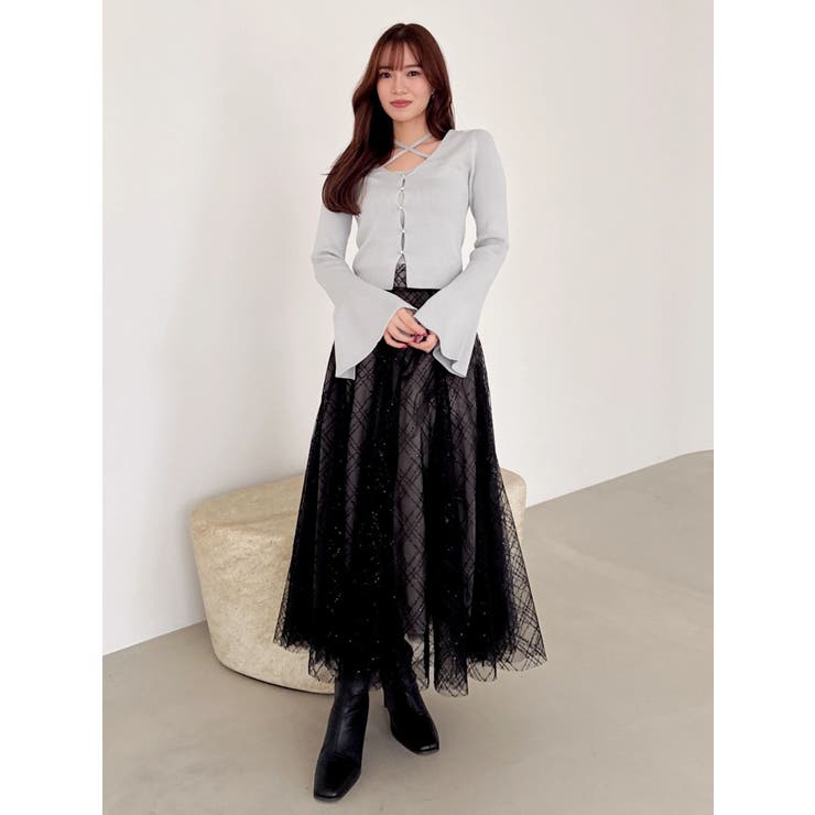 【追加生産分/20周年記念復刻！】カーデタイトトップス | dazzlin | 詳細画像17 