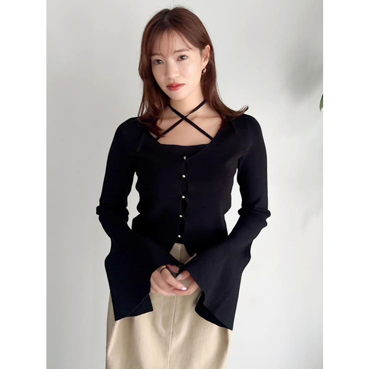 【追加生産分/20周年記念復刻！】カーデタイトトップス | dazzlin | 詳細画像5 