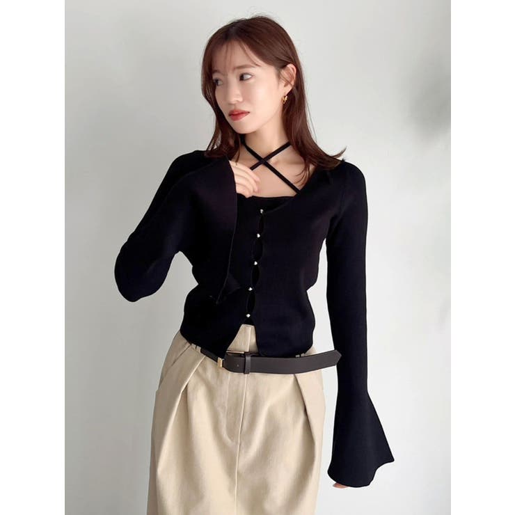 【追加生産分/20周年記念復刻！】カーデタイトトップス | dazzlin | 詳細画像6 