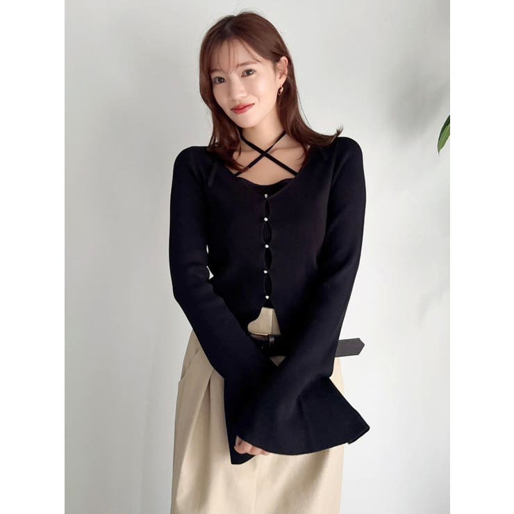 【追加生産分/20周年記念復刻！】カーデタイトトップス | dazzlin | 詳細画像7 