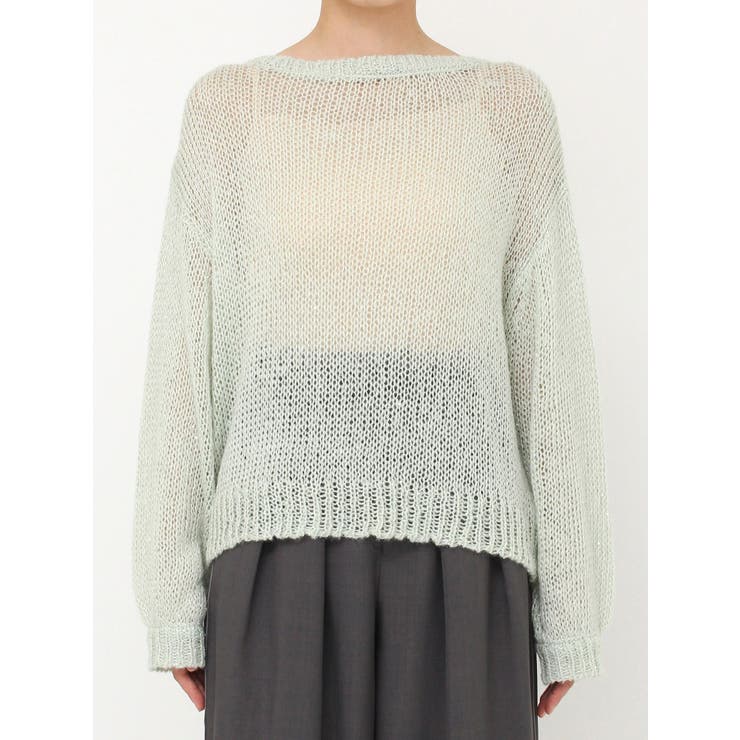 バックリボンスパンコールモヘアタッチニット | dazzlin | 詳細画像32 