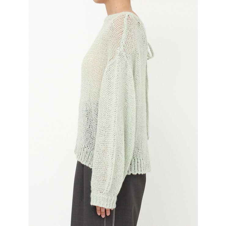 バックリボンスパンコールモヘアタッチニット | dazzlin | 詳細画像33 