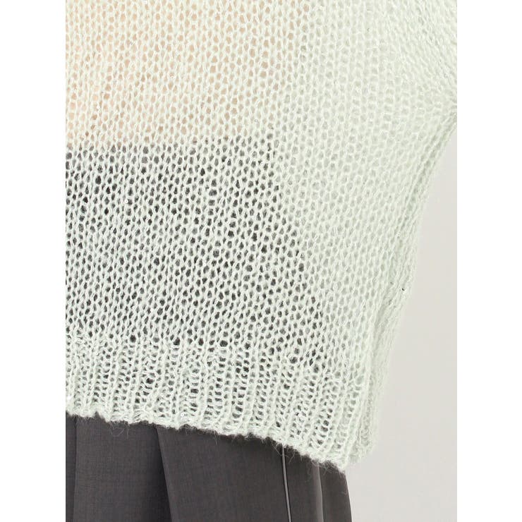 バックリボンスパンコールモヘアタッチニット | dazzlin | 詳細画像37 