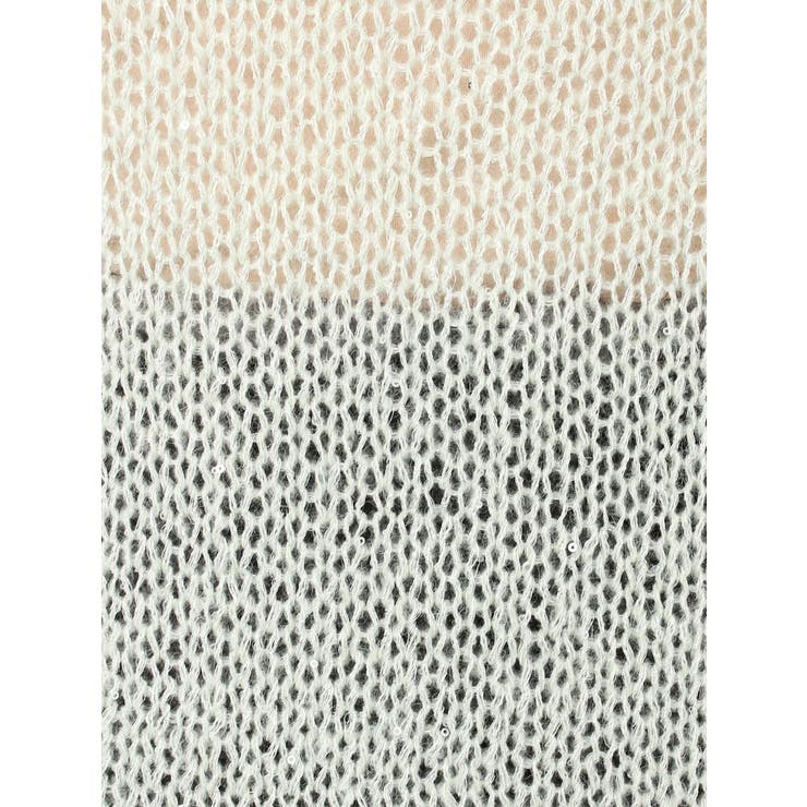 バックリボンスパンコールモヘアタッチニット | dazzlin | 詳細画像40 