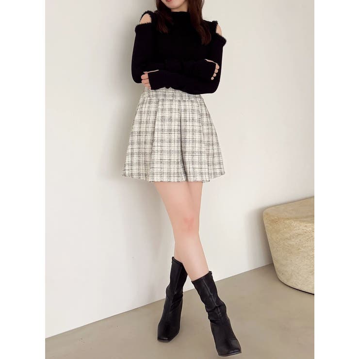 【20周年記念復刻！】オープンエコファースリーブニットトップス | dazzlin | 詳細画像14 