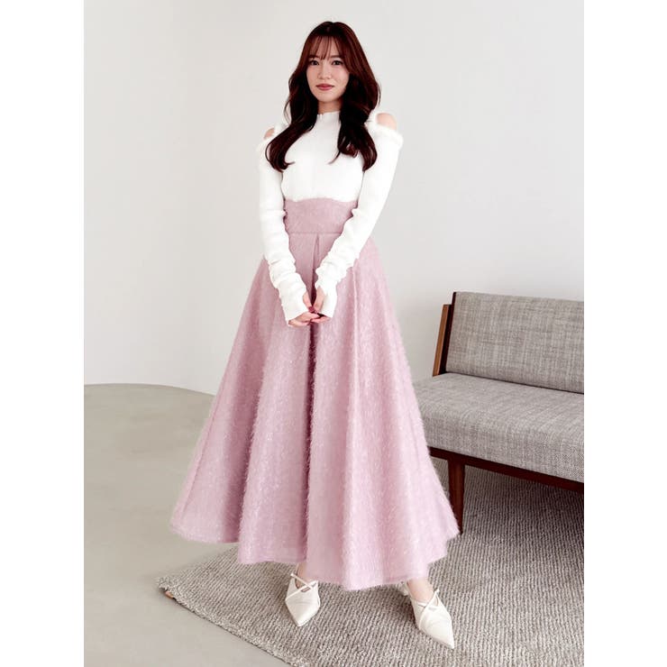 【20周年記念復刻！】オープンエコファースリーブニットトップス | dazzlin | 詳細画像33 