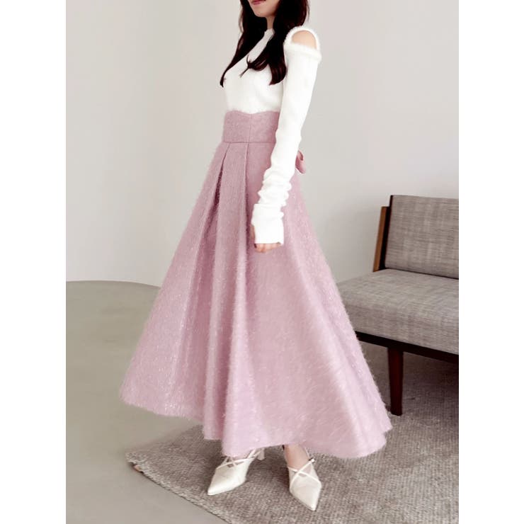 【20周年記念復刻！】オープンエコファースリーブニットトップス | dazzlin | 詳細画像36 