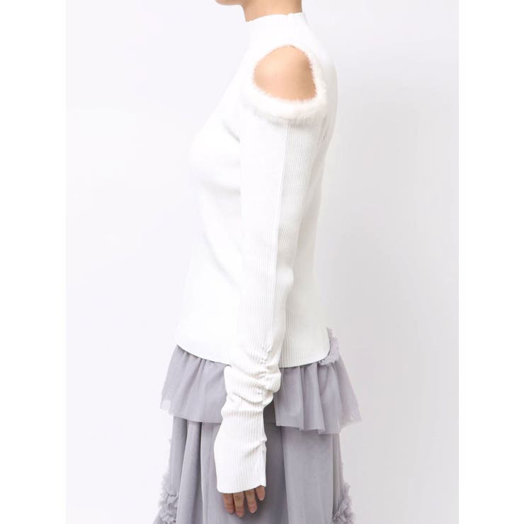 【20周年記念復刻！】オープンエコファースリーブニットトップス | dazzlin | 詳細画像46 