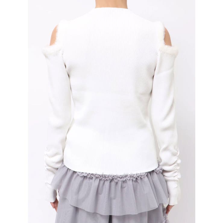 【20周年記念復刻！】オープンエコファースリーブニットトップス | dazzlin | 詳細画像47 