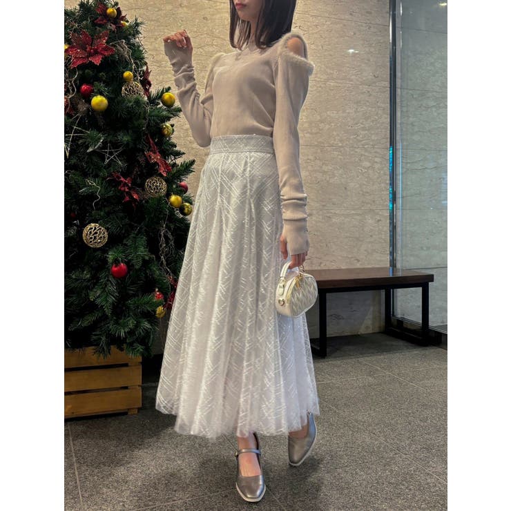 【20周年記念復刻！】オープンエコファースリーブニットトップス | dazzlin | 詳細画像6 