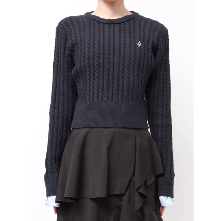 【20周年記念復刻！】ケーブルシャツドッキングニット | dazzlin | 詳細画像45 