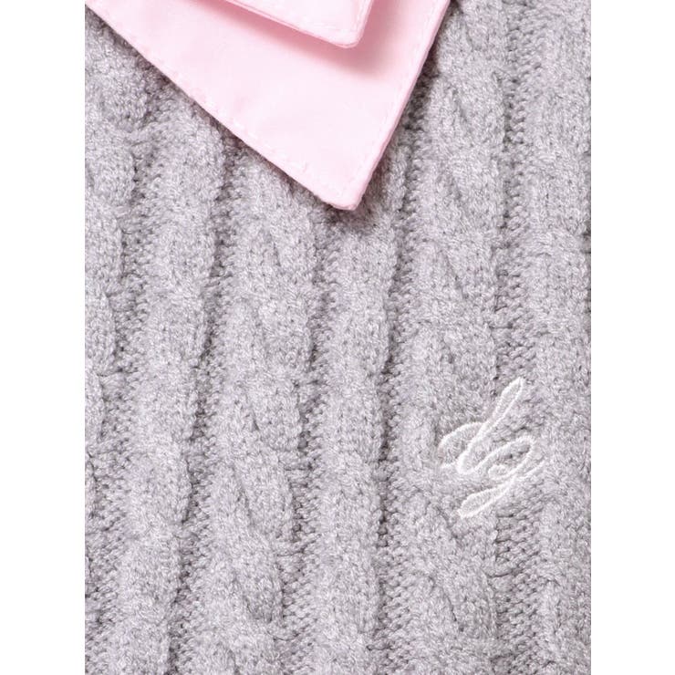 【20周年記念復刻！】ケーブルシャツドッキングニット | dazzlin | 詳細画像48 