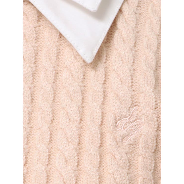 【20周年記念復刻！】ケーブルシャツドッキングニット | dazzlin | 詳細画像50 