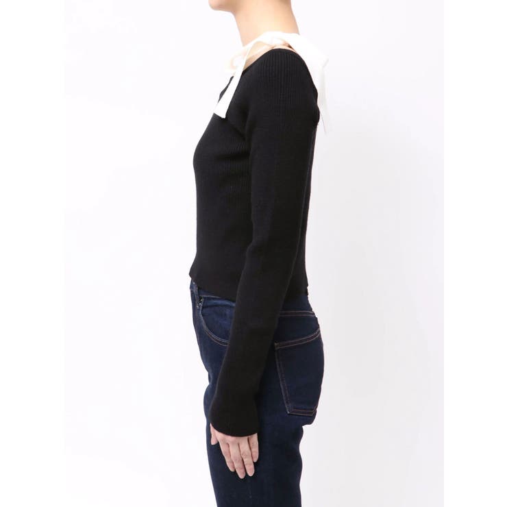 【WEB限定】ショルダーリボンニットトップス | dazzlin | 詳細画像39 