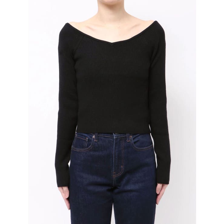 【WEB限定】ショルダーリボンニットトップス | dazzlin | 詳細画像45 