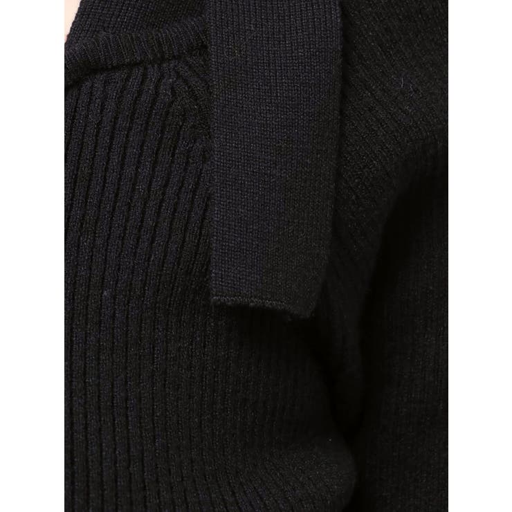 【WEB限定】ショルダーリボンニットトップス | dazzlin | 詳細画像48 