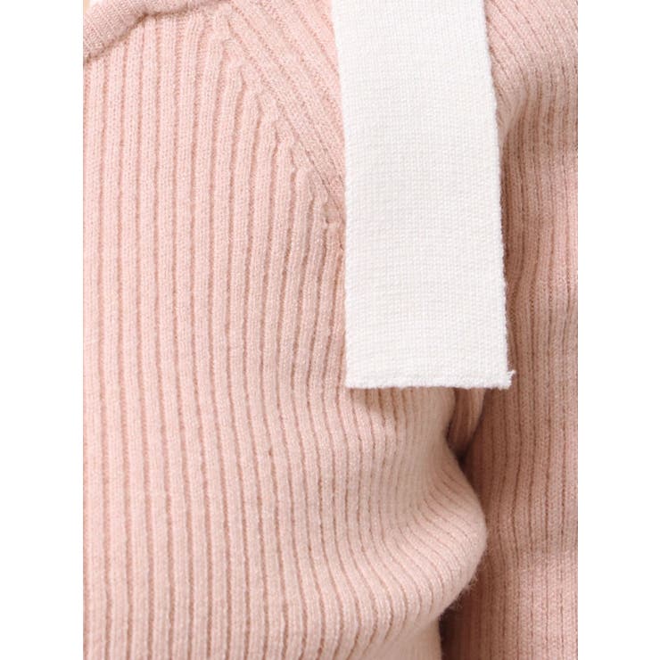 【WEB限定】ショルダーリボンニットトップス | dazzlin | 詳細画像49 