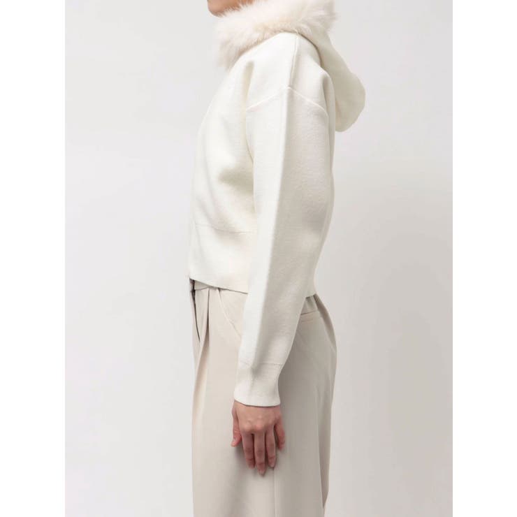 【WEB限定】フェイクファーニットフーディ | dazzlin | 詳細画像27 