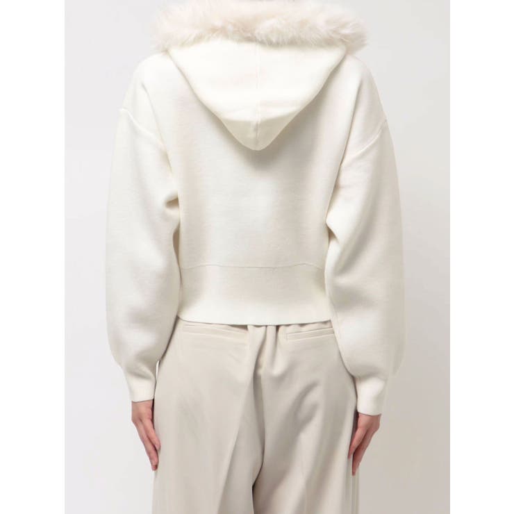 【WEB限定】フェイクファーニットフーディ | dazzlin | 詳細画像28 