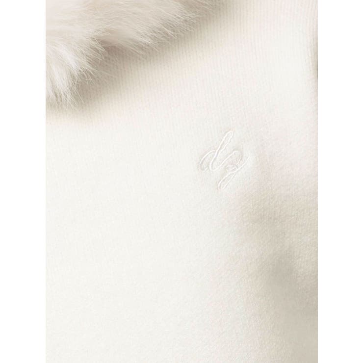 【WEB限定】フェイクファーニットフーディ | dazzlin | 詳細画像36 