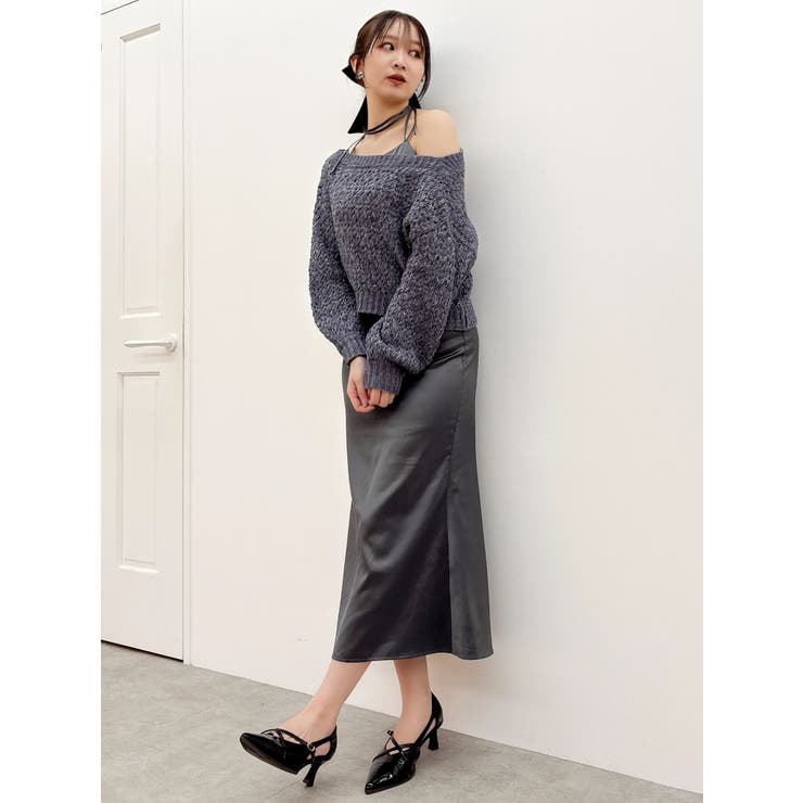 バックリボンリラクシーニット | dazzlin | 詳細画像11 