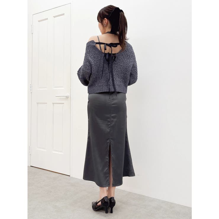 バックリボンリラクシーニット | dazzlin | 詳細画像12 