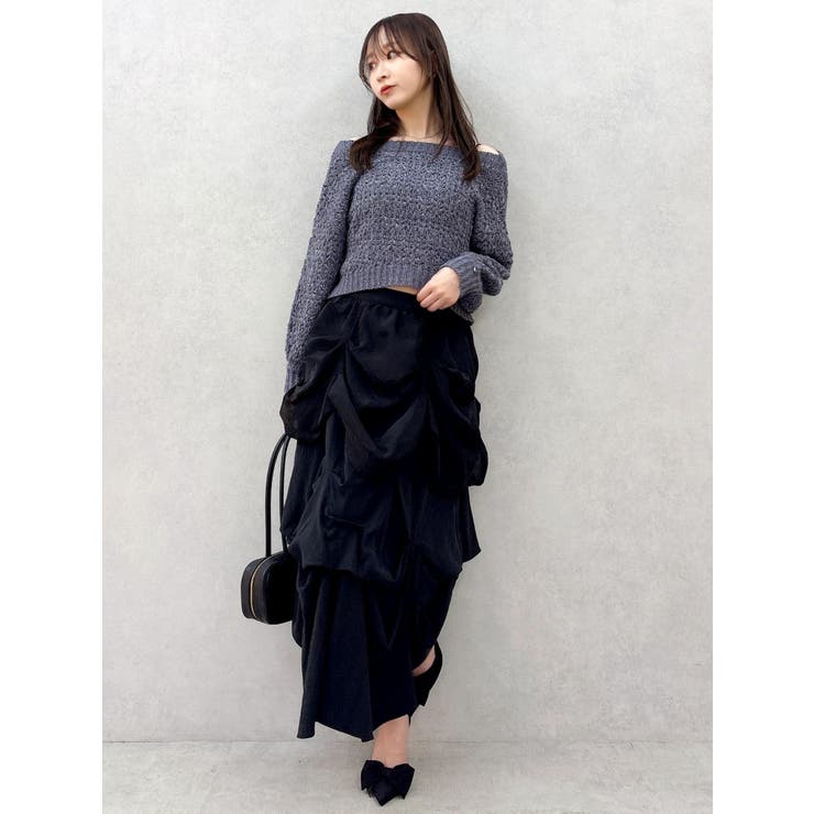 バックリボンリラクシーニット | dazzlin | 詳細画像13 