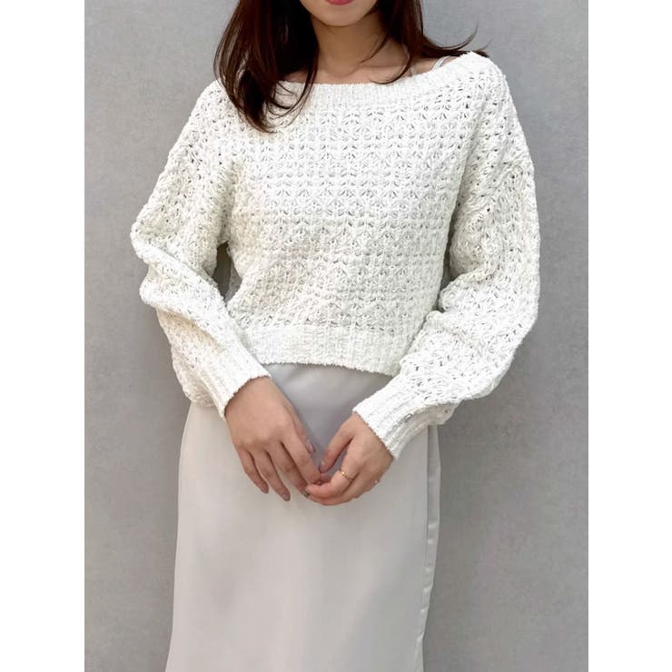 バックリボンリラクシーニット | dazzlin | 詳細画像20 