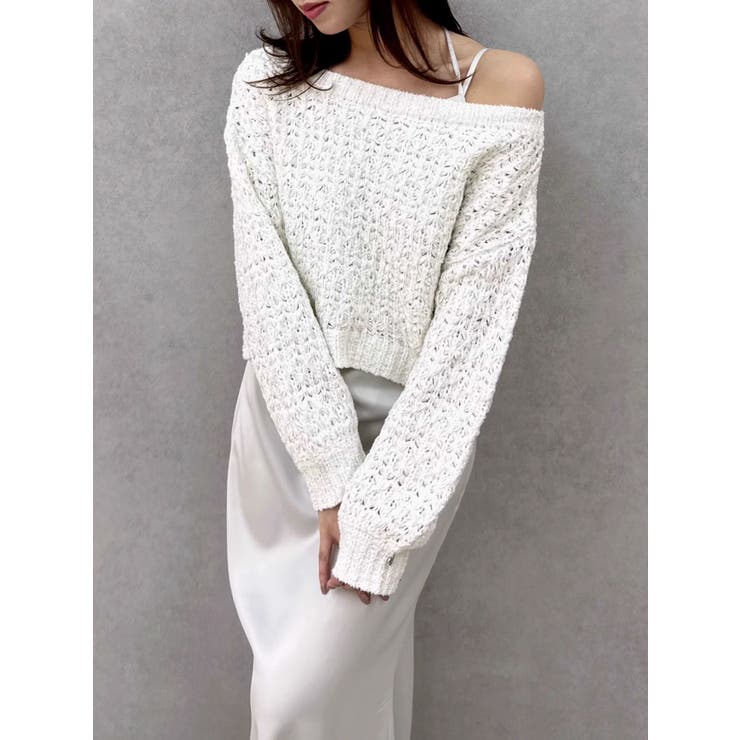 バックリボンリラクシーニット | dazzlin | 詳細画像21 