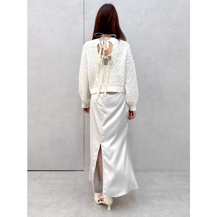 バックリボンリラクシーニット | dazzlin | 詳細画像26 