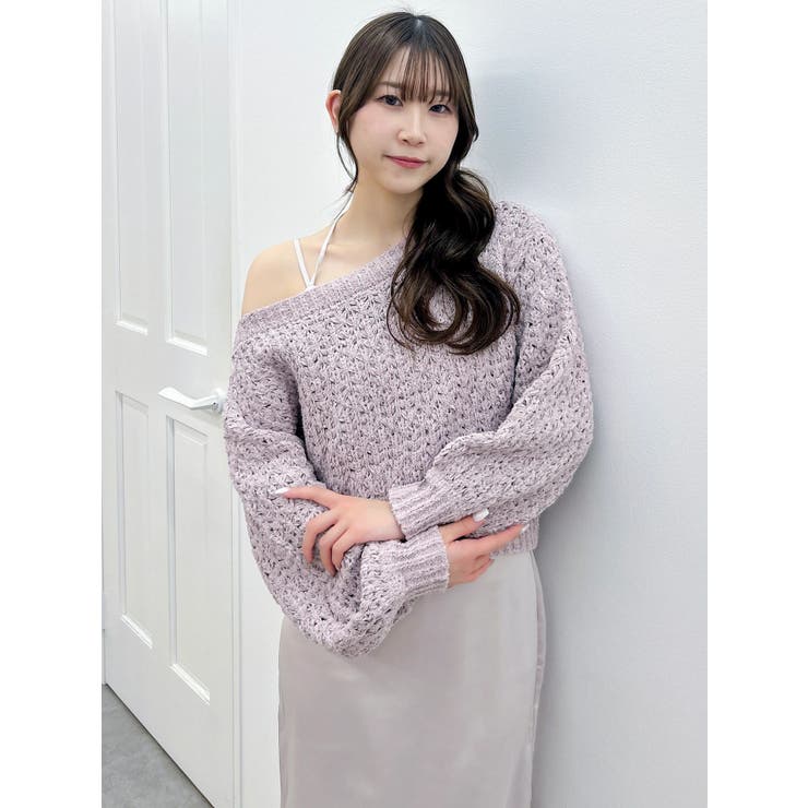 バックリボンリラクシーニット | dazzlin | 詳細画像27 