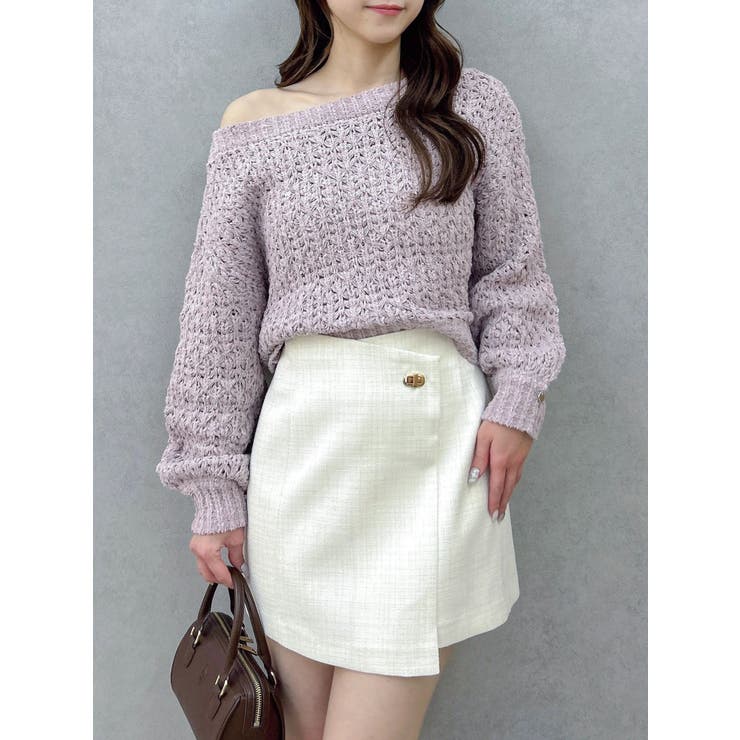 バックリボンリラクシーニット | dazzlin | 詳細画像35 