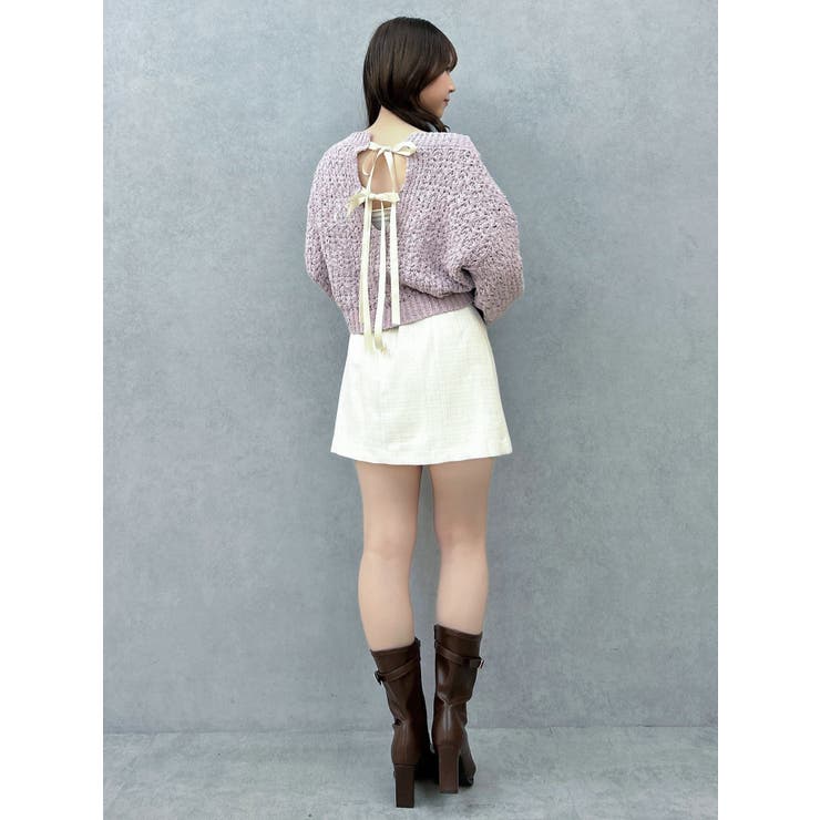 バックリボンリラクシーニット | dazzlin | 詳細画像39 