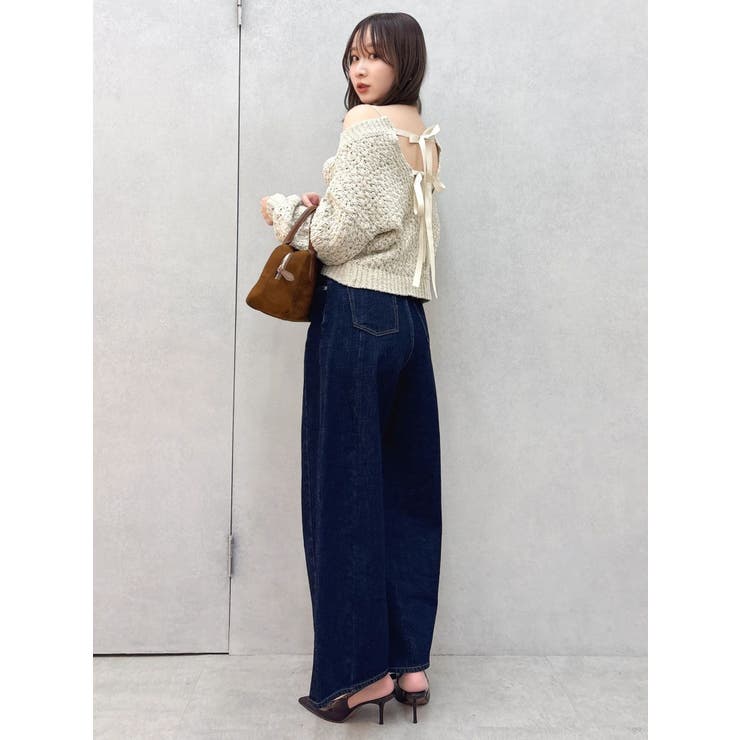 バックリボンリラクシーニット | dazzlin | 詳細画像6 