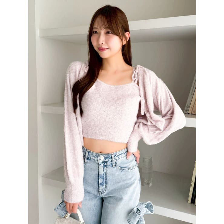 ミニシャギーラメニットキャミ | dazzlin | 詳細画像11 