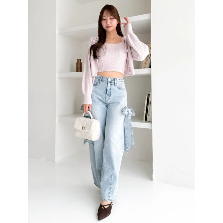 ミニシャギーラメニットキャミ | dazzlin | 詳細画像13 