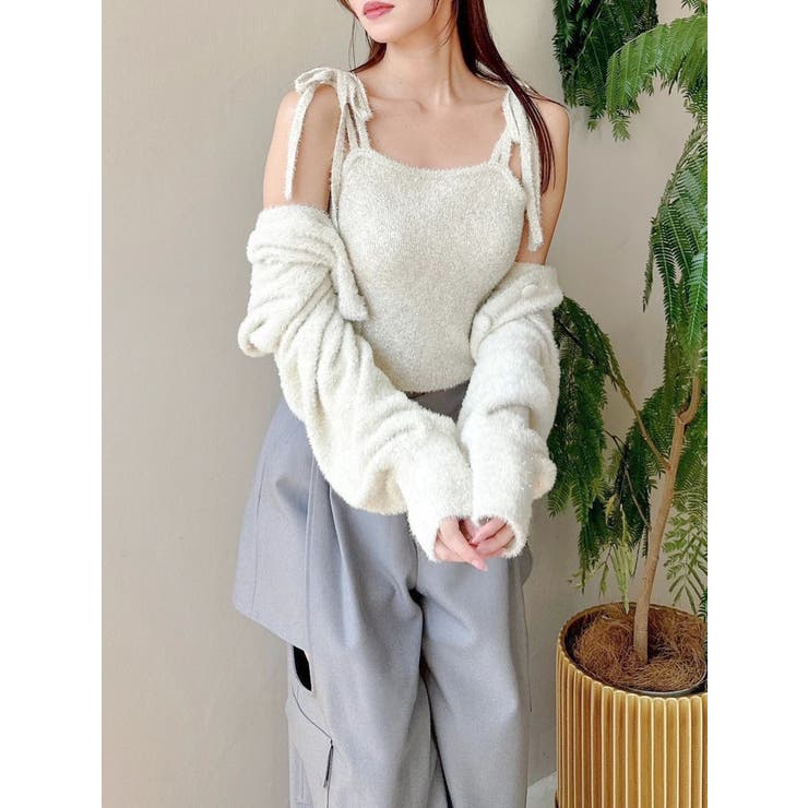 ミニシャギーラメニットキャミ | dazzlin | 詳細画像15 