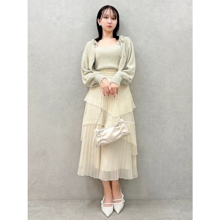 ミニシャギーラメニットキャミ | dazzlin | 詳細画像20 