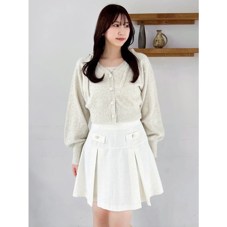 ミニシャギーラメニットキャミ | dazzlin | 詳細画像21 