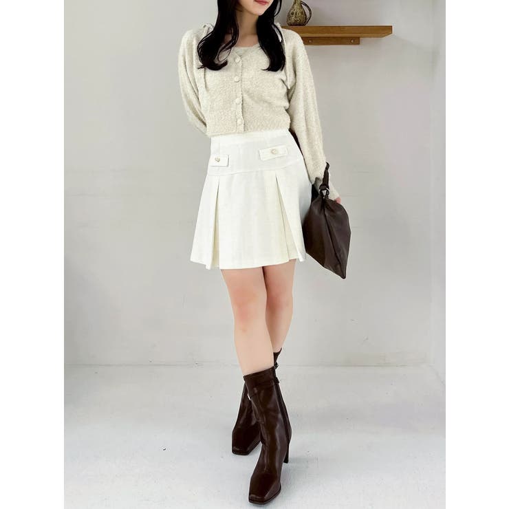 ミニシャギーラメニットキャミ | dazzlin | 詳細画像23 