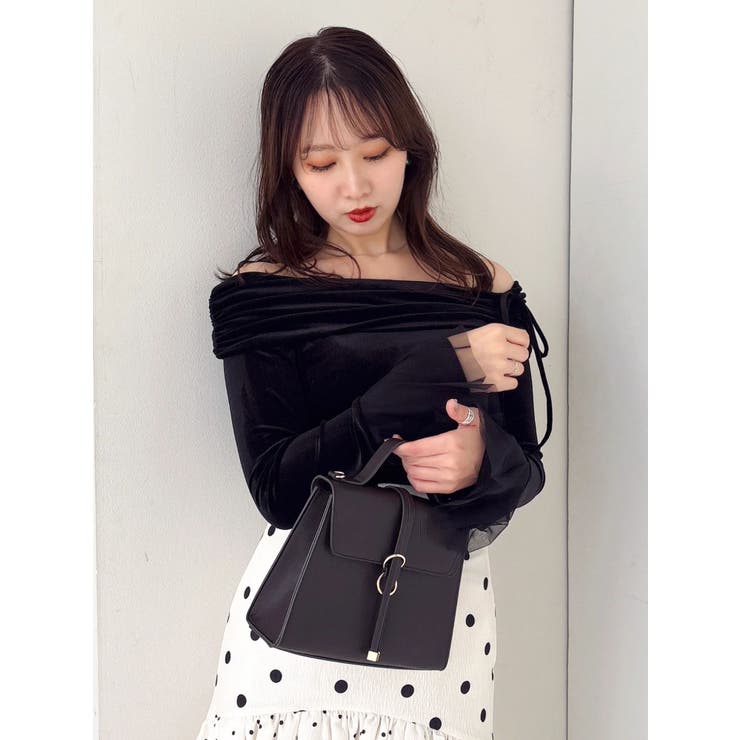 シアーベロアオフショルトップス | dazzlin | 詳細画像15 