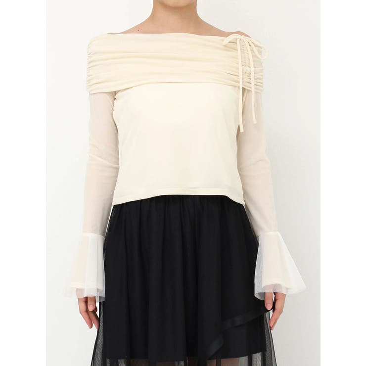 シアーベロアオフショルトップス | dazzlin | 詳細画像18 