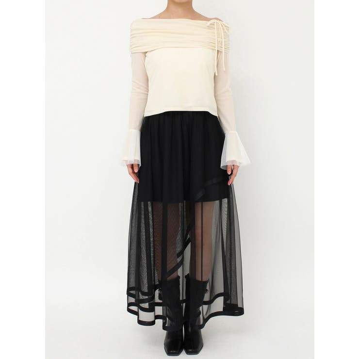 シアーベロアオフショルトップス | dazzlin | 詳細画像25 