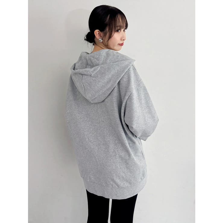 【吉田朱里】ストーンアートハーフジップフーディ | dazzlin | 詳細画像14 